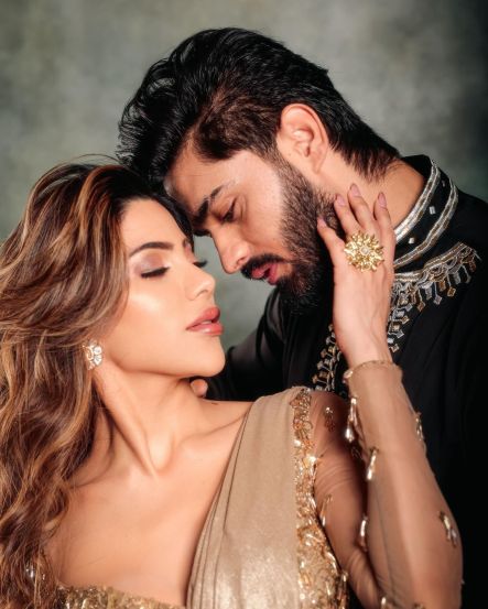 Arbaz Patel Nikki Tamboli romantic photoshoot 