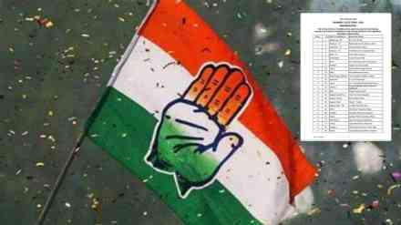 Congress 1st candidate list 2024 for Legislative Assembly Election 2024 Declared in Marathi