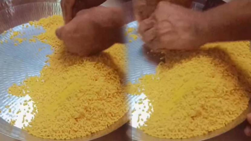 Home Made Shevche Ladu Recipe