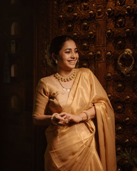sayali sanjeev saree look, kanjivaram saree