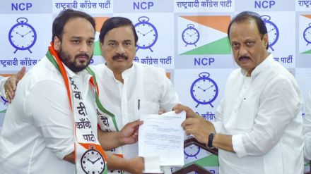 Zeeshan Siddique joins Ajit Pawar group contest from bandra east