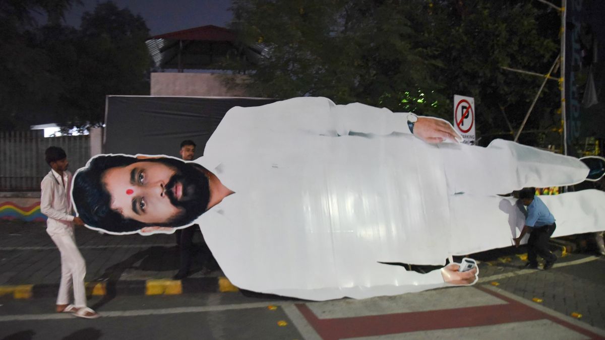 Code of Conduct Chief Minister eknath shindes banners removed in Nagpur