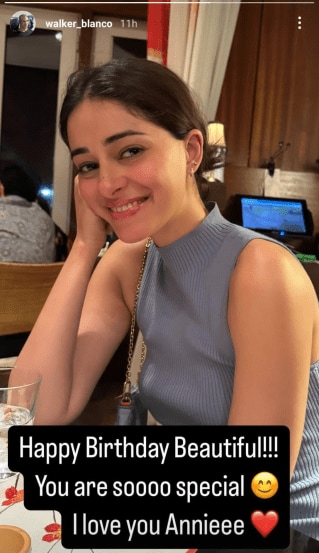 Ananya Panday Rumored Boyfriend Walker Blanco