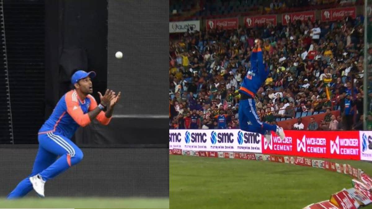 Axar Patel Stunning Catch of David Miller Reminds South Africa T20 World Cup 2024 Suryakumar Yadav IND vs SA 3rd T20I Watch Video