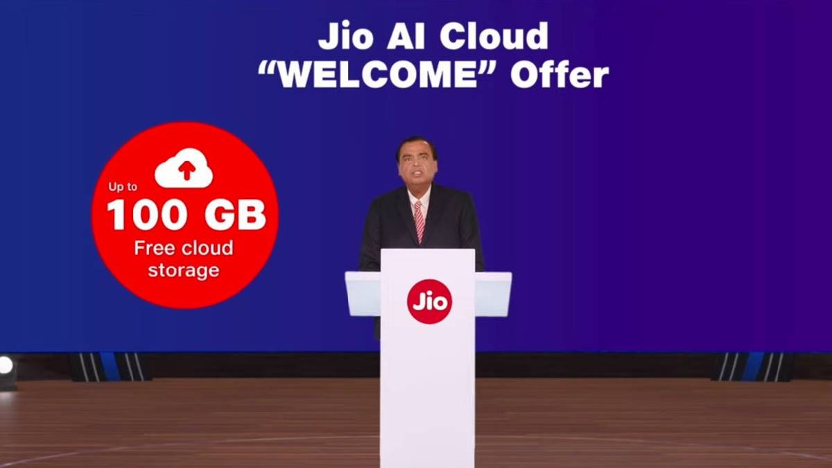 Jio Ai Cloud Storage Welcome offer