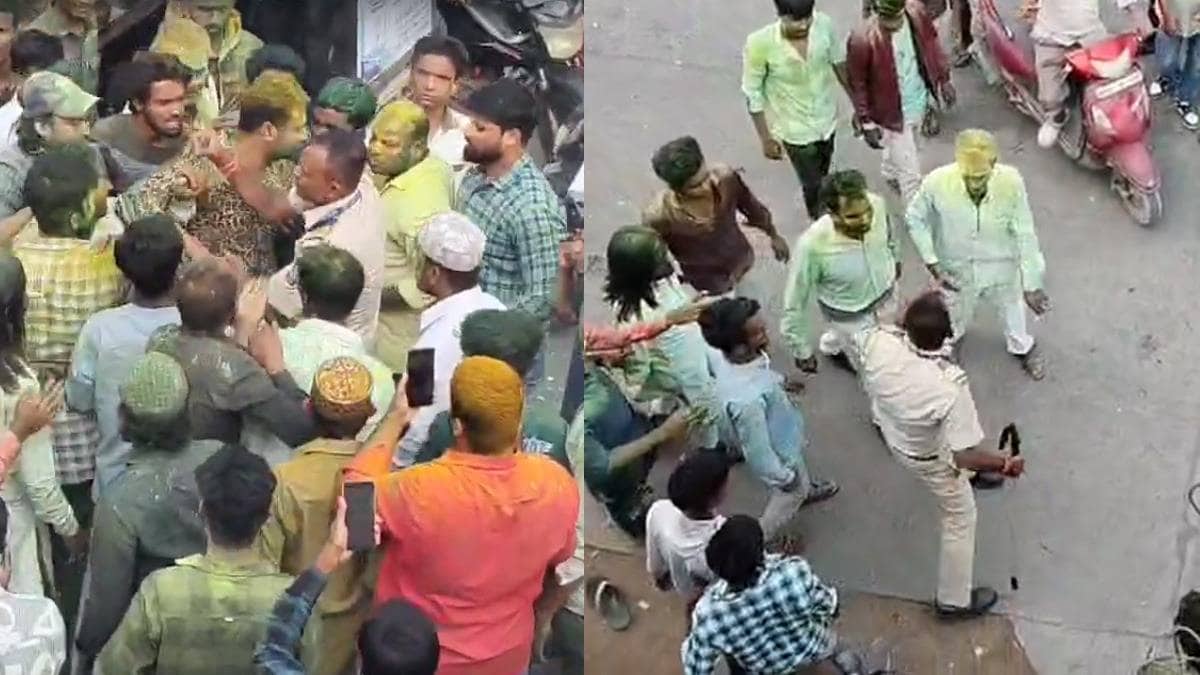akola west congress party workers attacked police officer after congress win