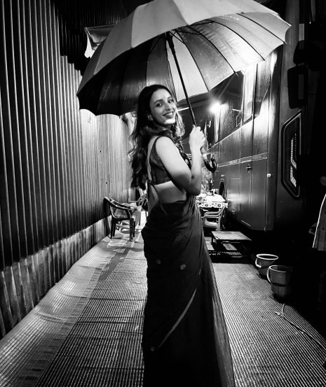 bhool bhulaiyaa 3 bts photos, tripti dimri, kartik aryan