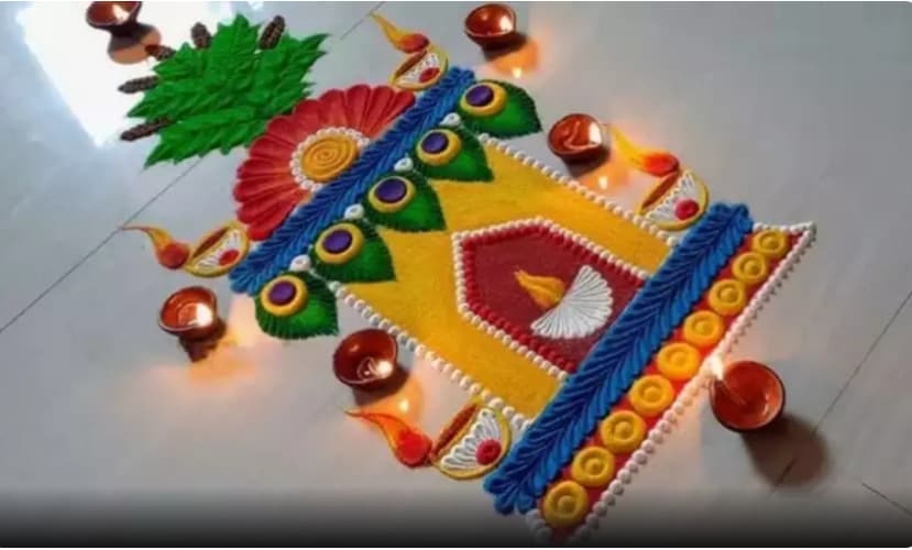 tulsi vivah 2024 rangoli design simple and easy tulsi rangoli design dev uthani ekadashi rangoli latest trending design pic and images