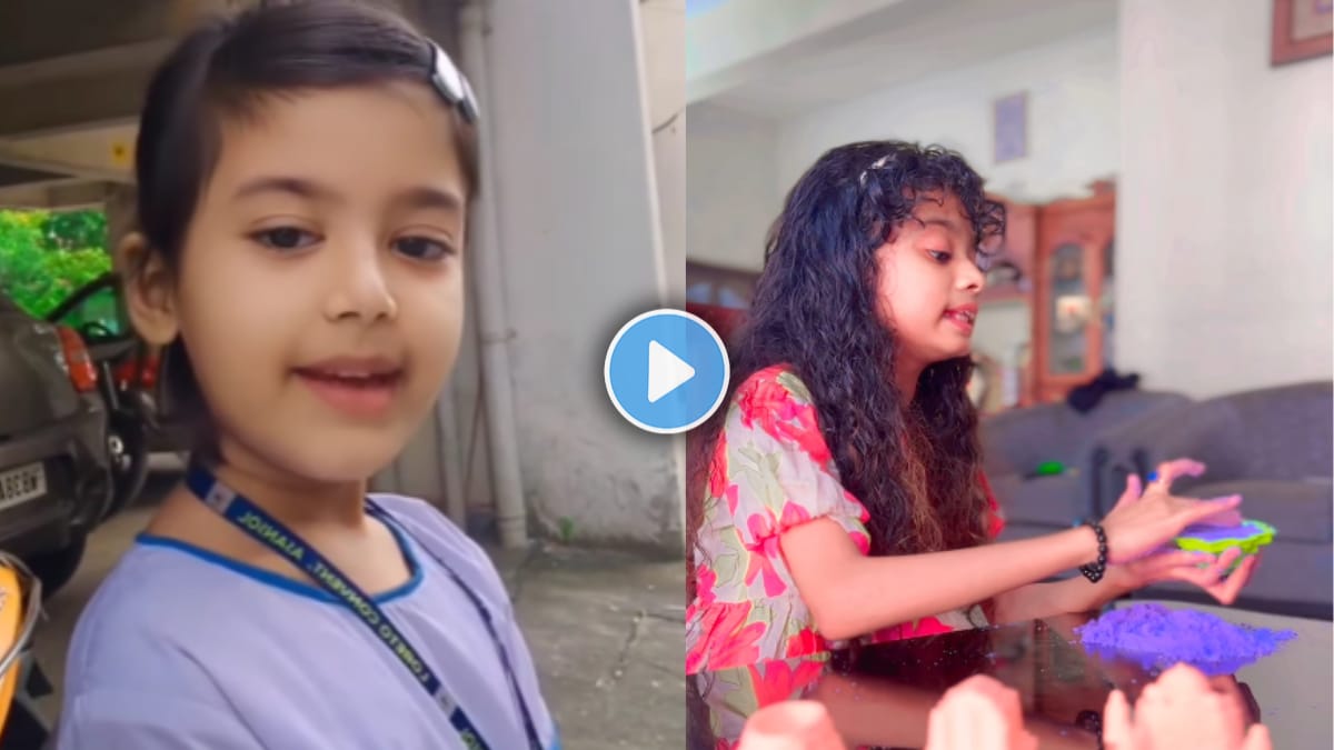 Video of little girl singing Yeh Raaten Yeh Mausam