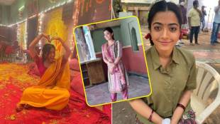 actress rashmika mandana shared unseen Photos from pushpa set allu arjun