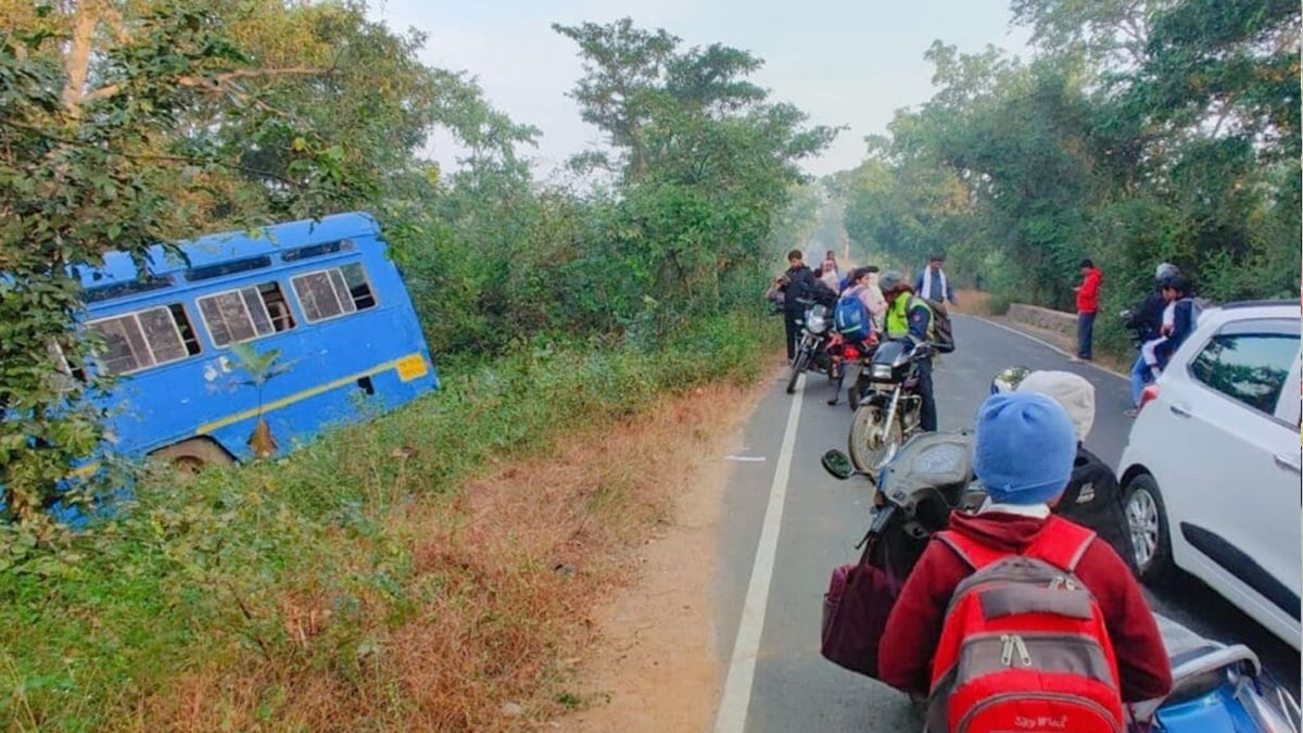 gondia st bus accident