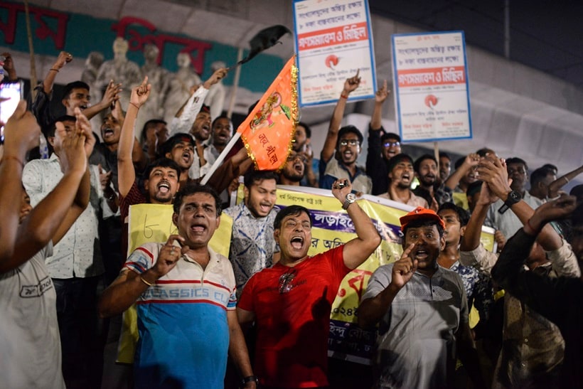 Bangladesh Hindu protests