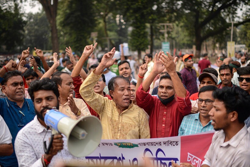 Bangladesh Hindu protests