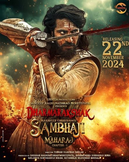 Actor Thakur Anoop Sinha shares photos on social media from the sets of Sher Sambhaji and thanks the musicians for the success of title song 