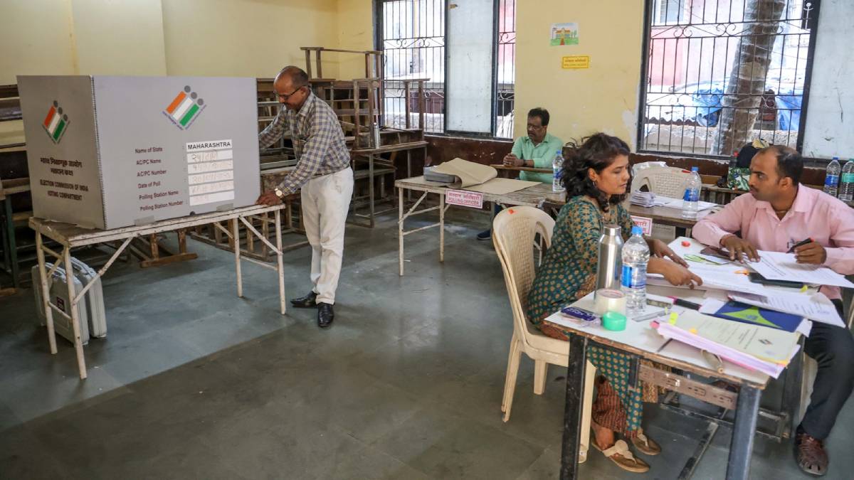 various facilities provided at polling station for disabled elder and general voters