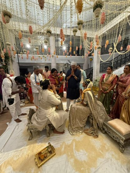 PV Sindhu Wedding 1st Photo