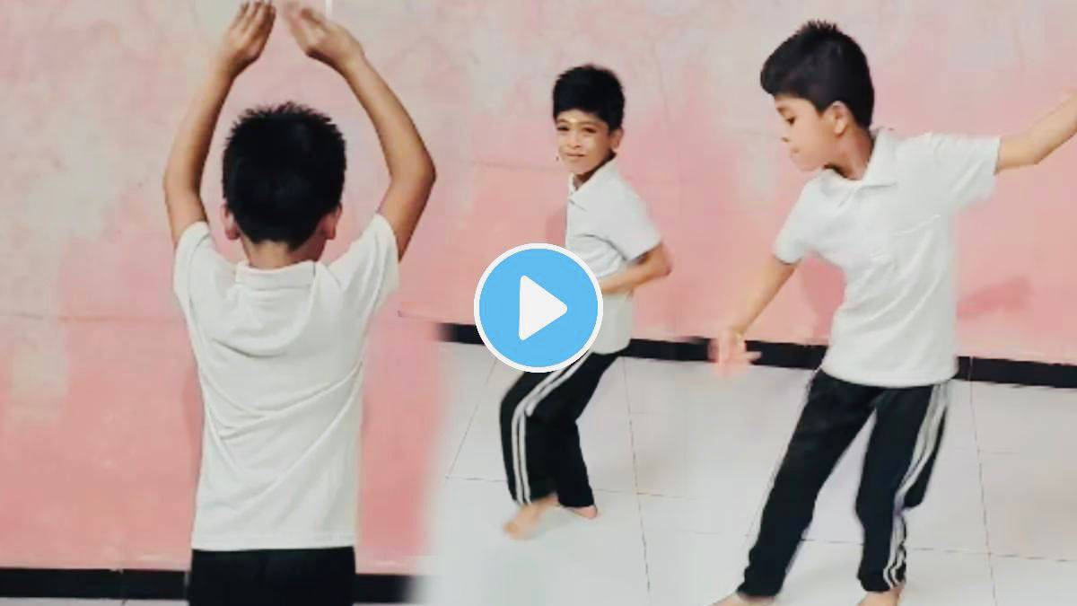 Boy dance on the famous marathi song chandra video goes viral on social media