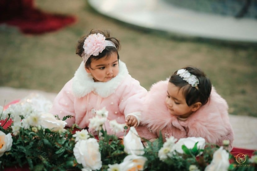 Rubina dilaik, abhinav shukla, twin daughters, first birthday celebration, 