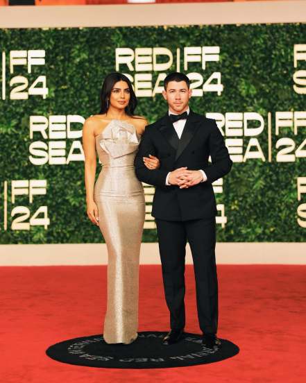 Priyanka chopra and nick jonas at red sea international film festival
