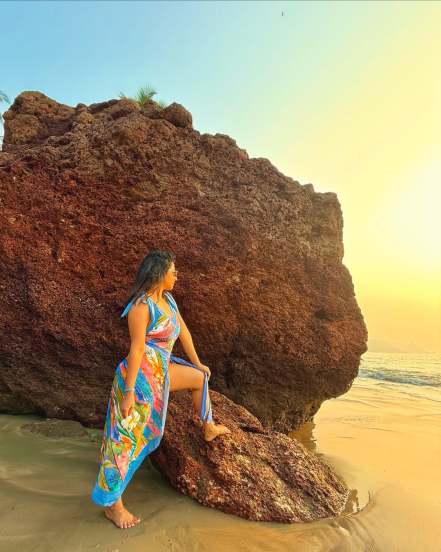 marathi Actress Goa Vacation bikini photos 
