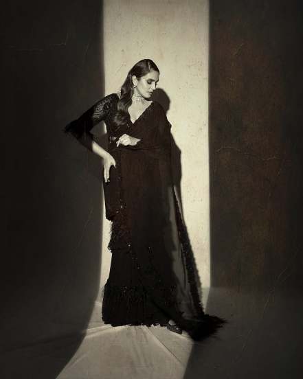 Bollywood star Huma Qureshi shares stunning pictures on social media for Raj Kapoor 100 anniversary program