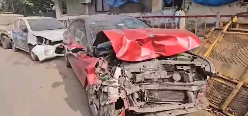marathi actress Urmila Kothare Car Accident photos