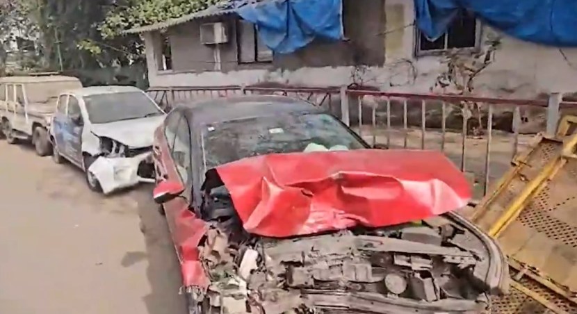 marathi actress Urmila Kothare Car Accident photos