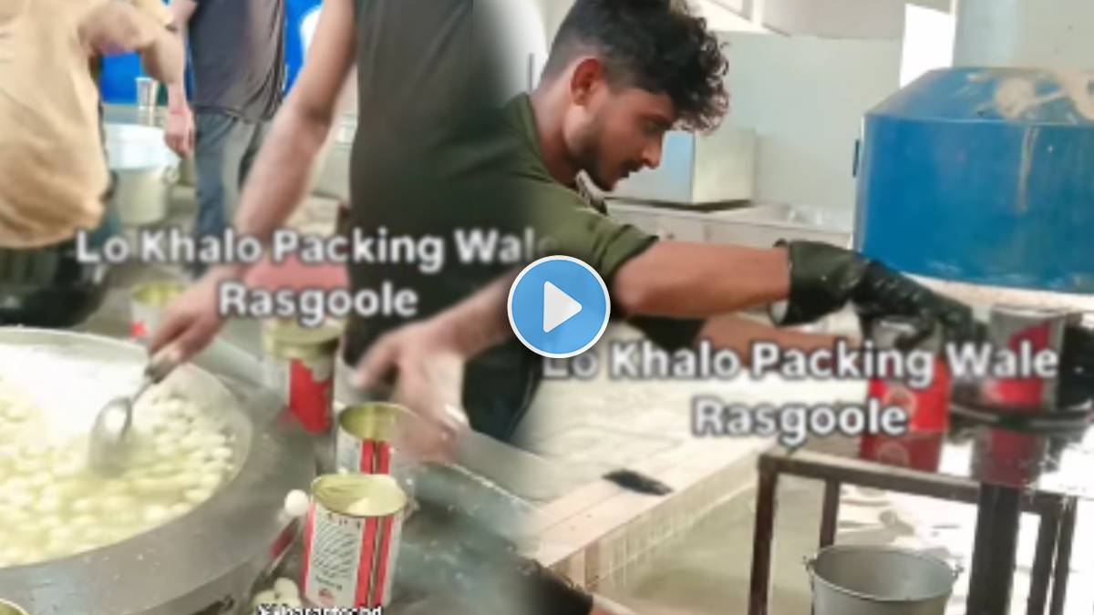 Viral Video Shows How To Pack Rasgulla