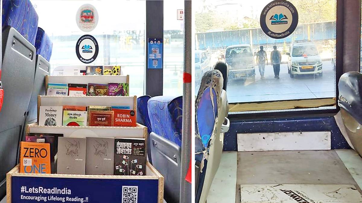 Books in Bus library launched by Navi Mumbai Transport Service closed due to lack of books
