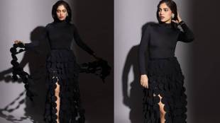 Bhumi Pednekar Styles in Unique black skirt from waste shares pictures on social media