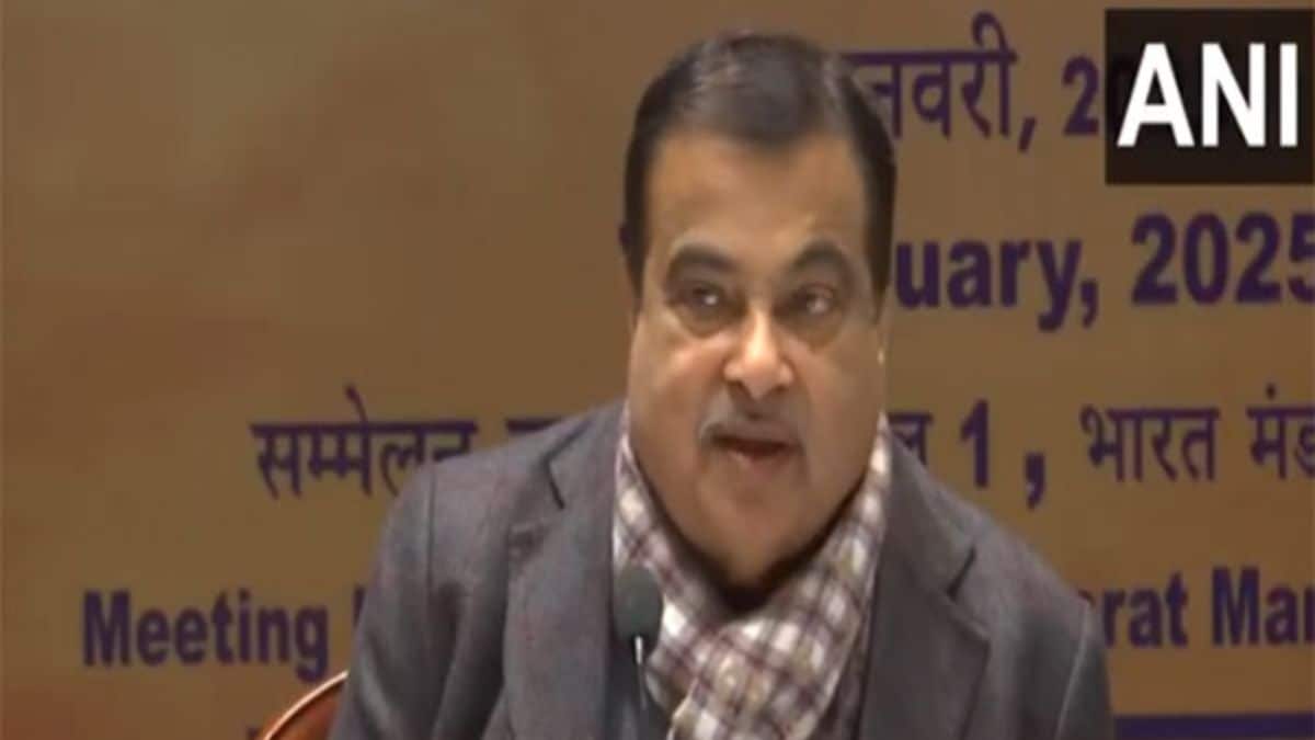 Image Of Nitin Gadkari.