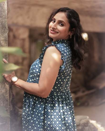 Pallavi Vaidya Cotton Linen Saree