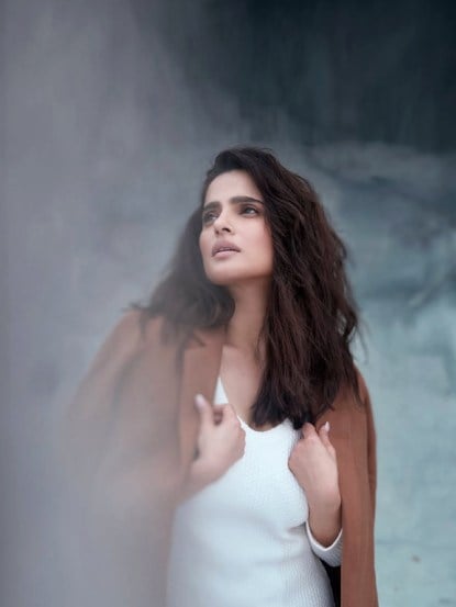 Priya Bapat White Dress Look