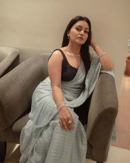 sonali patil saree look