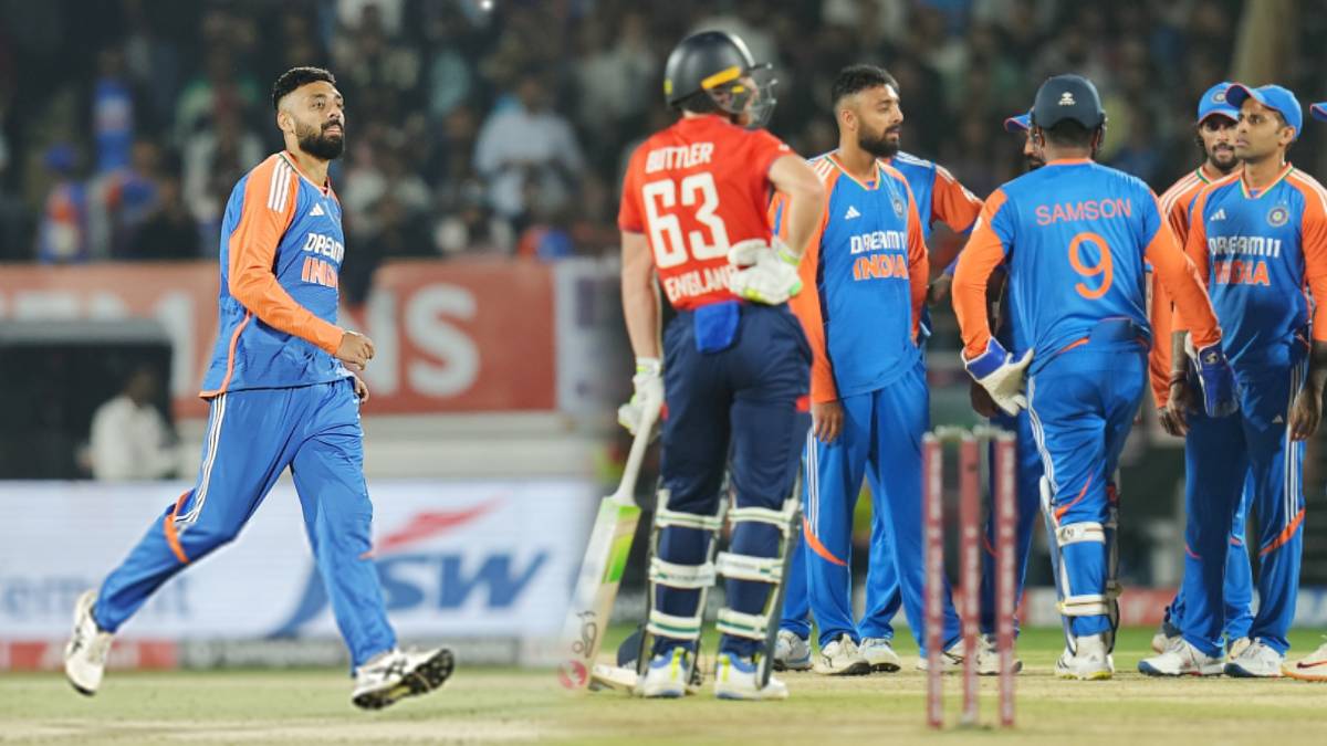 Varun Chakravarthy 5 Wicket Haul IND vs ENG 3rd T20I Rajkot Watch Video