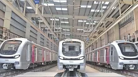 metro 2B 97 percent work of mandalay car shed completed train tests to begin in car shed soon