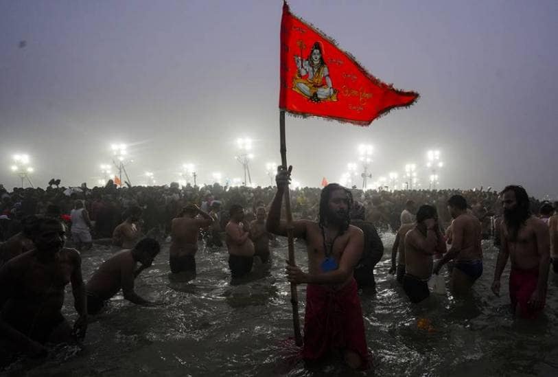 Maha Kumbh 2025 Sadhu Photo