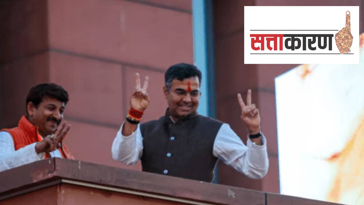 According to different party sources, Parvesh Verma who defeated Arvind Kejriwal in the New Delhi seat and BJP Lok Sabha MP Manoj Tiwari are among the list of potential CM names. (Express photo by Praveen Khanna)