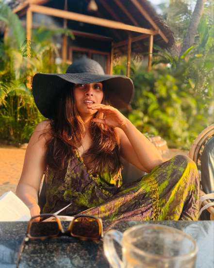 Pallavi Patil Black Bikini Look