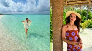 Tripti dimri Maldives vacation photos