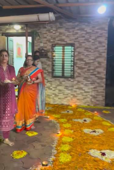 kokan hearted girl ankita walawalkar received grand welcome at husband kunal home