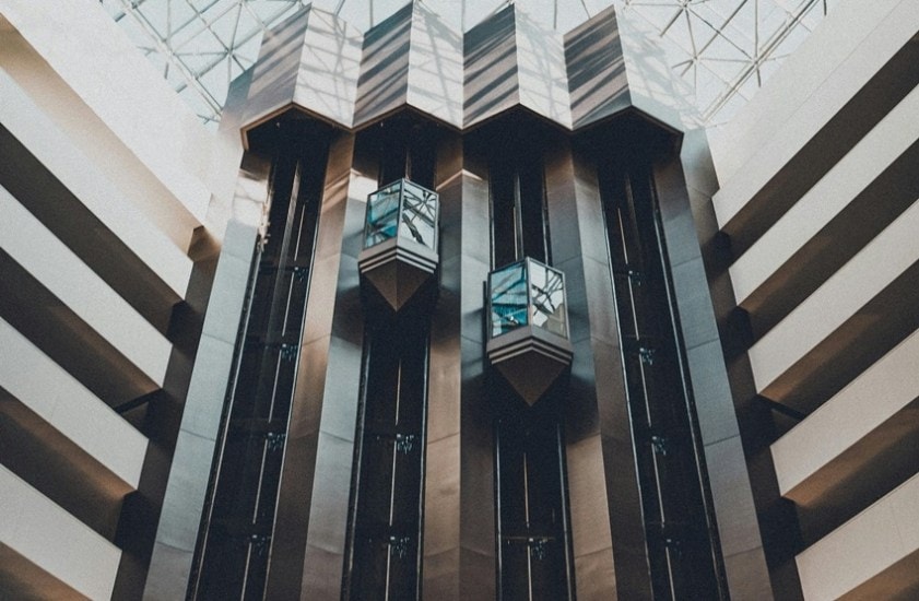 stuck in elevator
