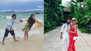 prathamesh parab and his wife kshitija enjoying in thailand