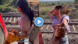 shocking train stunt video viral