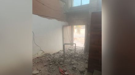 Part of wall collapses in Mumbai University campus
