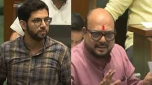 Aditya Thackeray and Gulabrao Jadhav