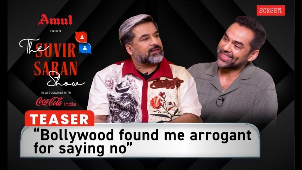 Abhay deol the suvir saran show indian express