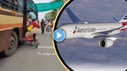 Video : इतकी परफेक्ट लॅडिंग अमेरिकेची फ्लाइट पण करू शकत नाही, एकदा व्हिडीओ पाहाच!