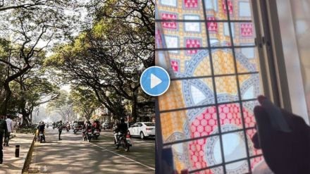 a young guy found best jugaad from save himself from summer heat in pune