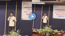 Video : “तू वर्गातली टॉपर प्रिये, मी दोन विषयात बॅक गं..” पुण्यातील तरुणाने प्रेयसीसाठी सादर केली मजेशीर कविता, एकदा व्हिडीओ पाहाच
